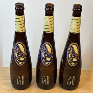 3 Coors Banquet Beer Baseball Bat Bottles Limited Edition 500 Home Run Club‎